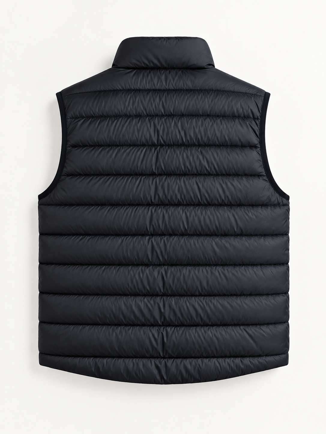 Imitation silk cotton filling Quilted Vest for Men