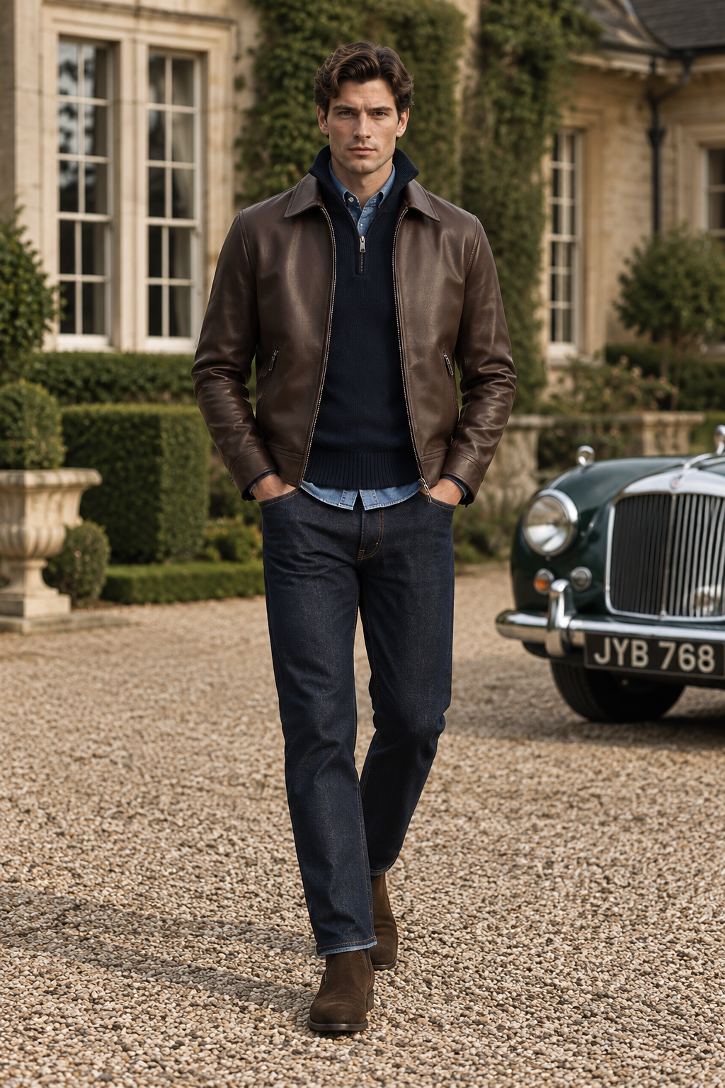 Mens Leather Jacket