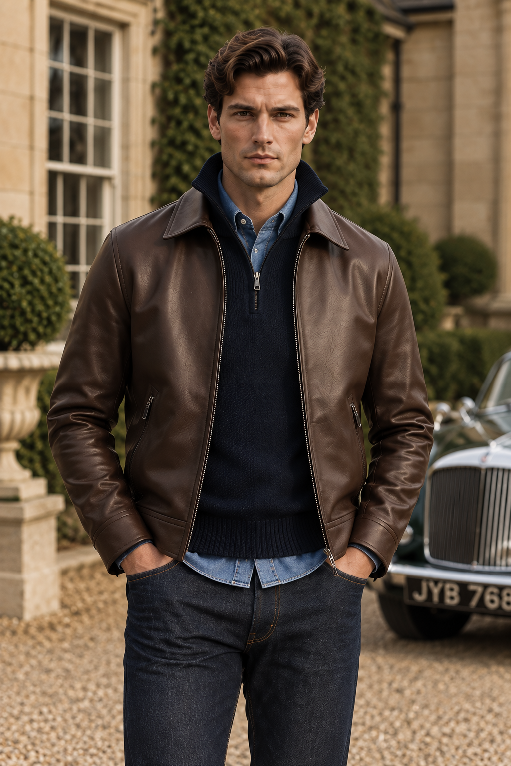 Mens Leather Jacket