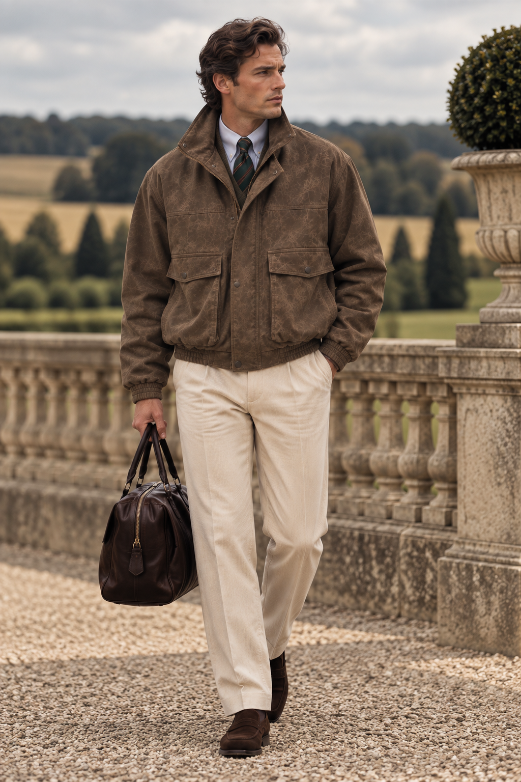 Retro Leather Jacket for Men