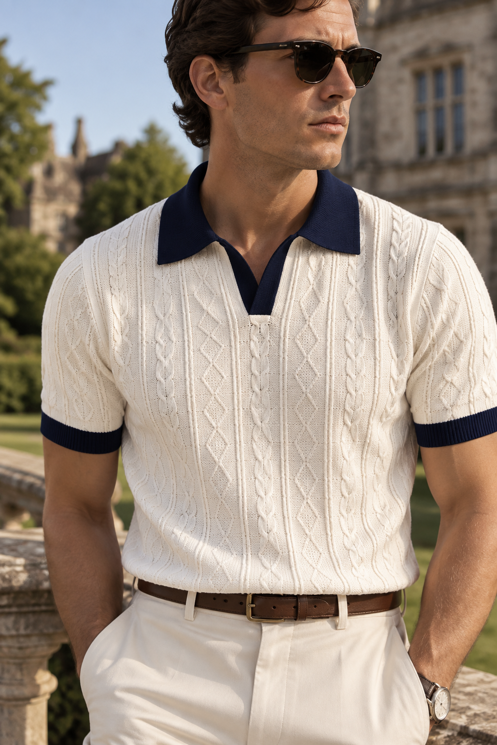Men's knitted top
