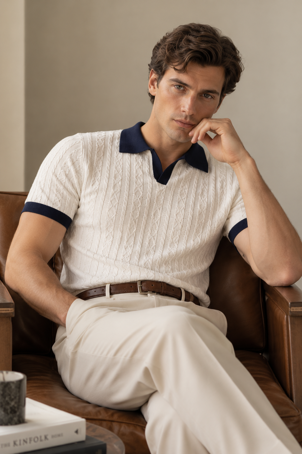 Men's knitted top