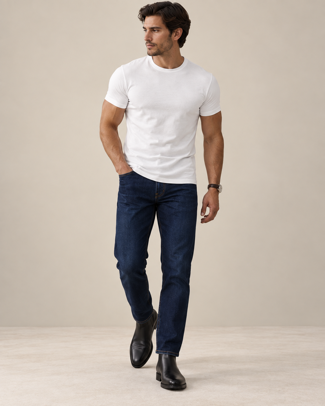 Muscle Fit Stretch T-Shirt