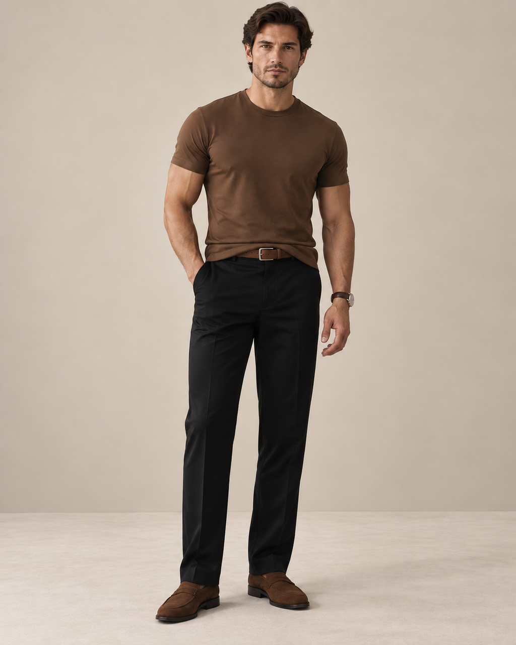 Muscle Fit Stretch T-Shirt