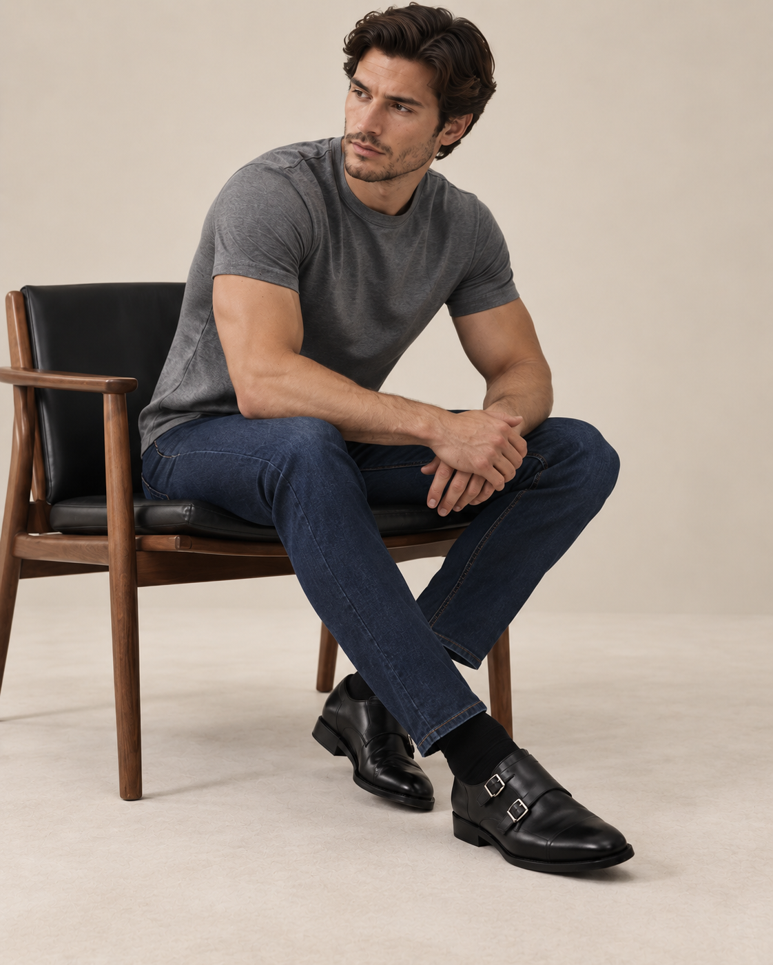 Muscle Fit Stretch T-Shirt