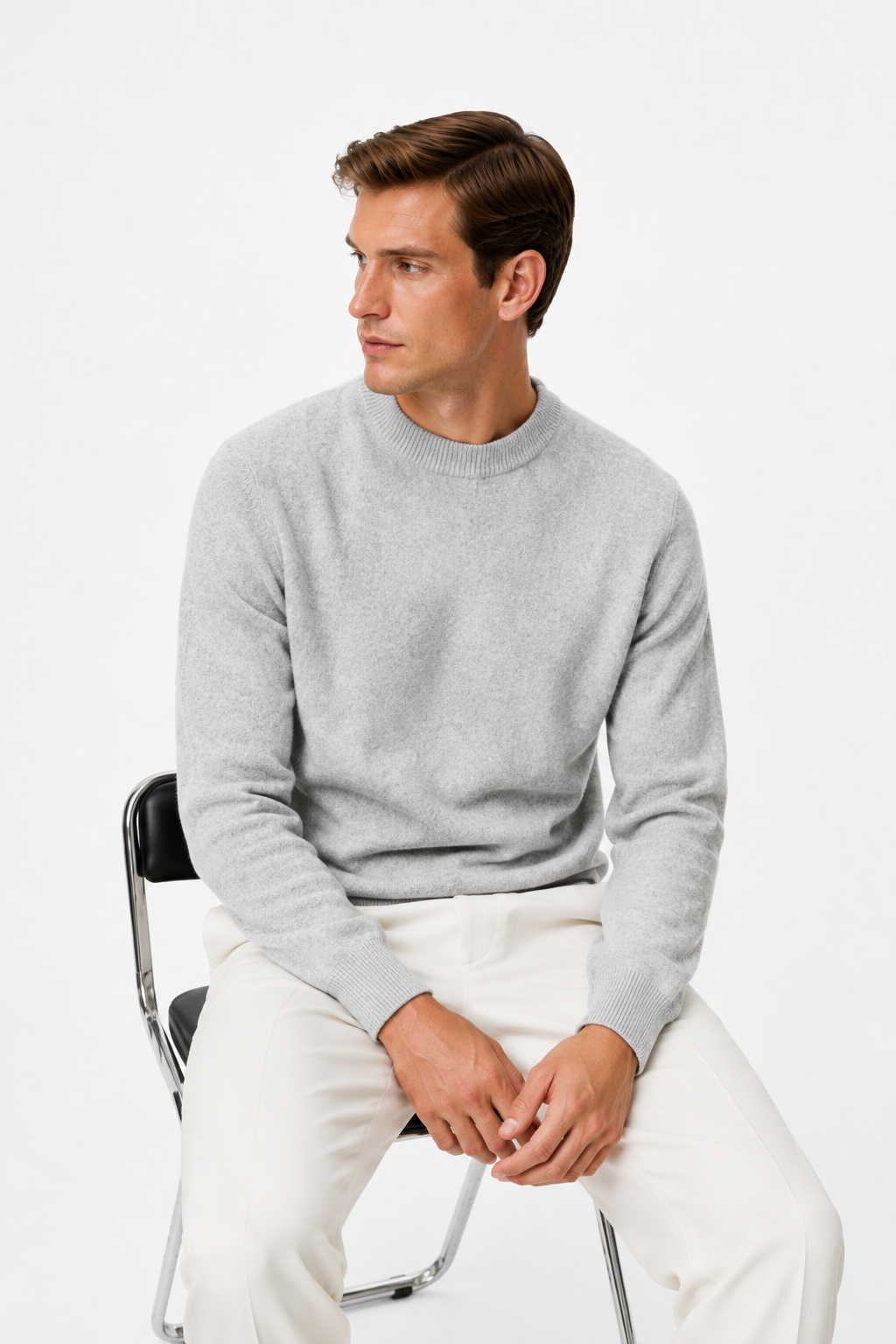 Cashmere Crew Neck Sweater