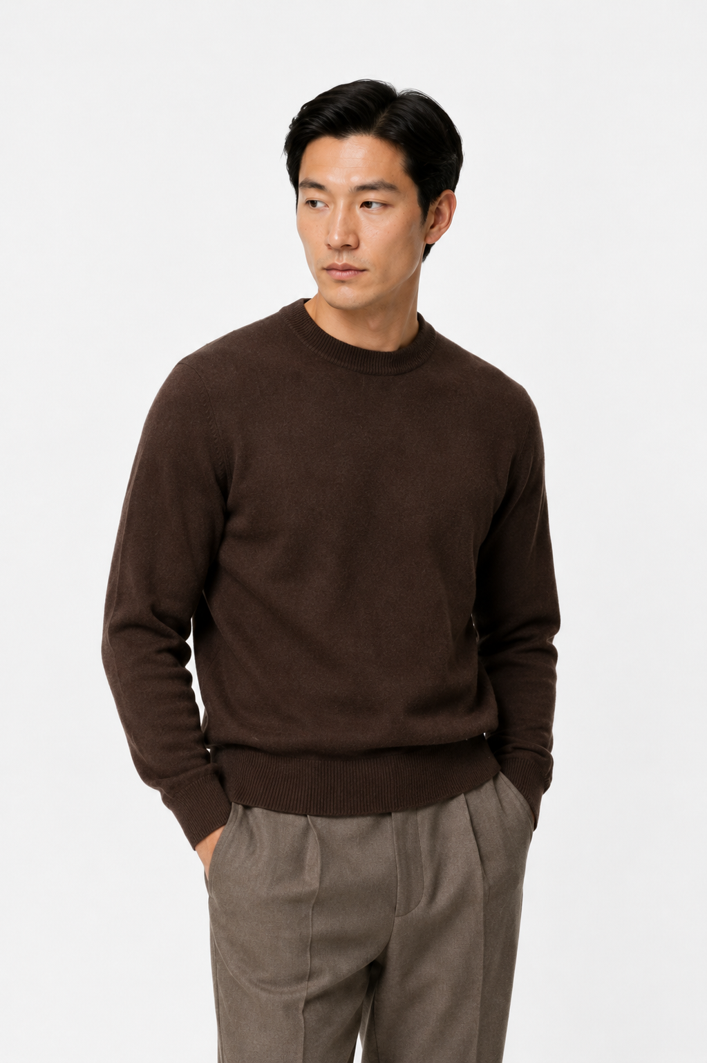 Cashmere Crew Neck Sweater