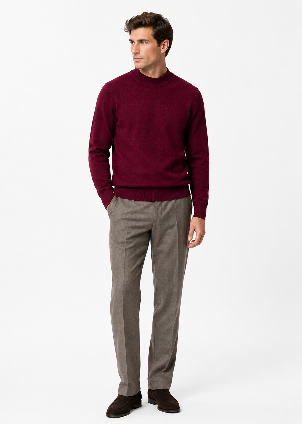 Cashmere Crew Neck Sweater