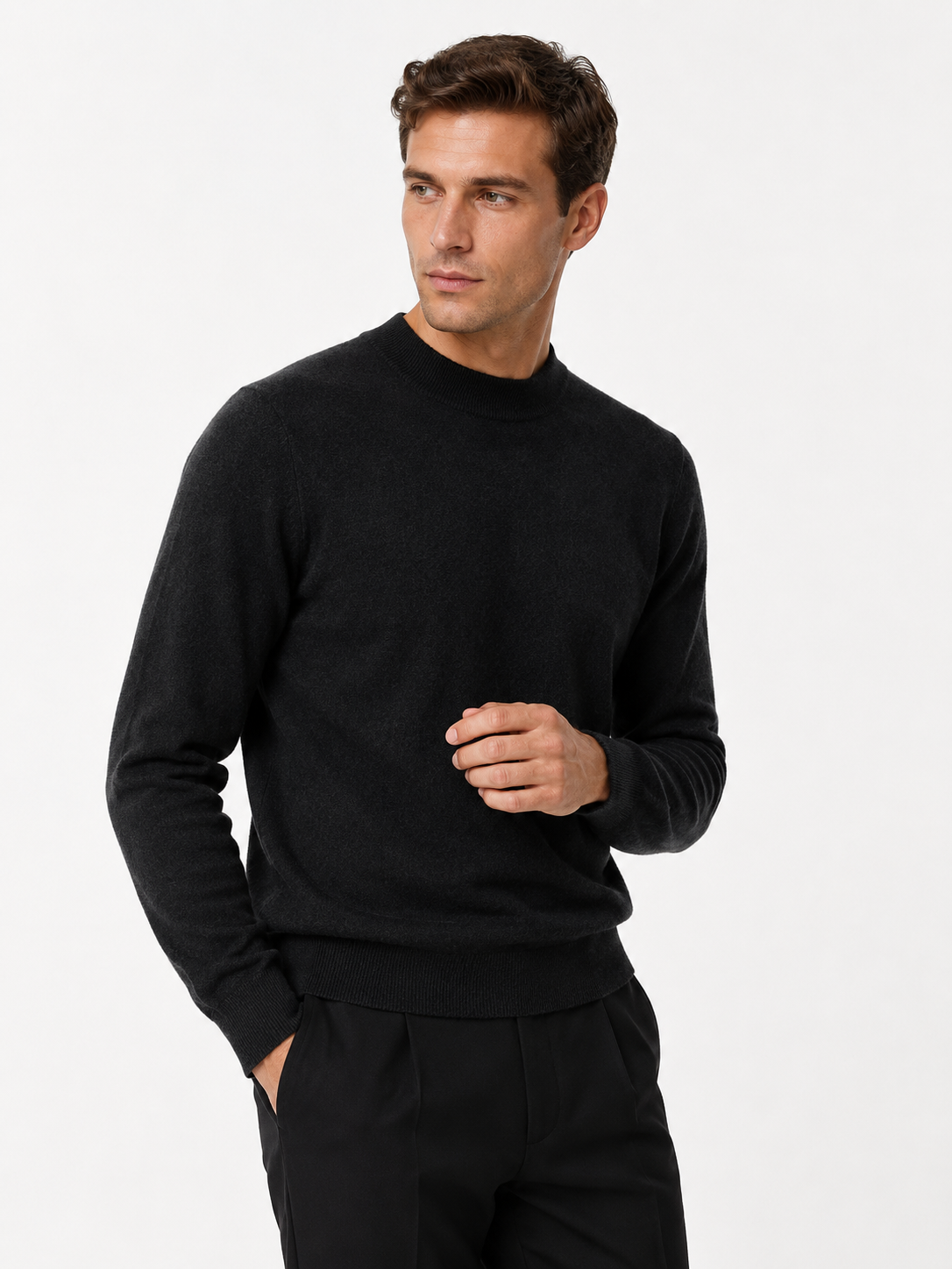 Cashmere Crew Neck Sweater