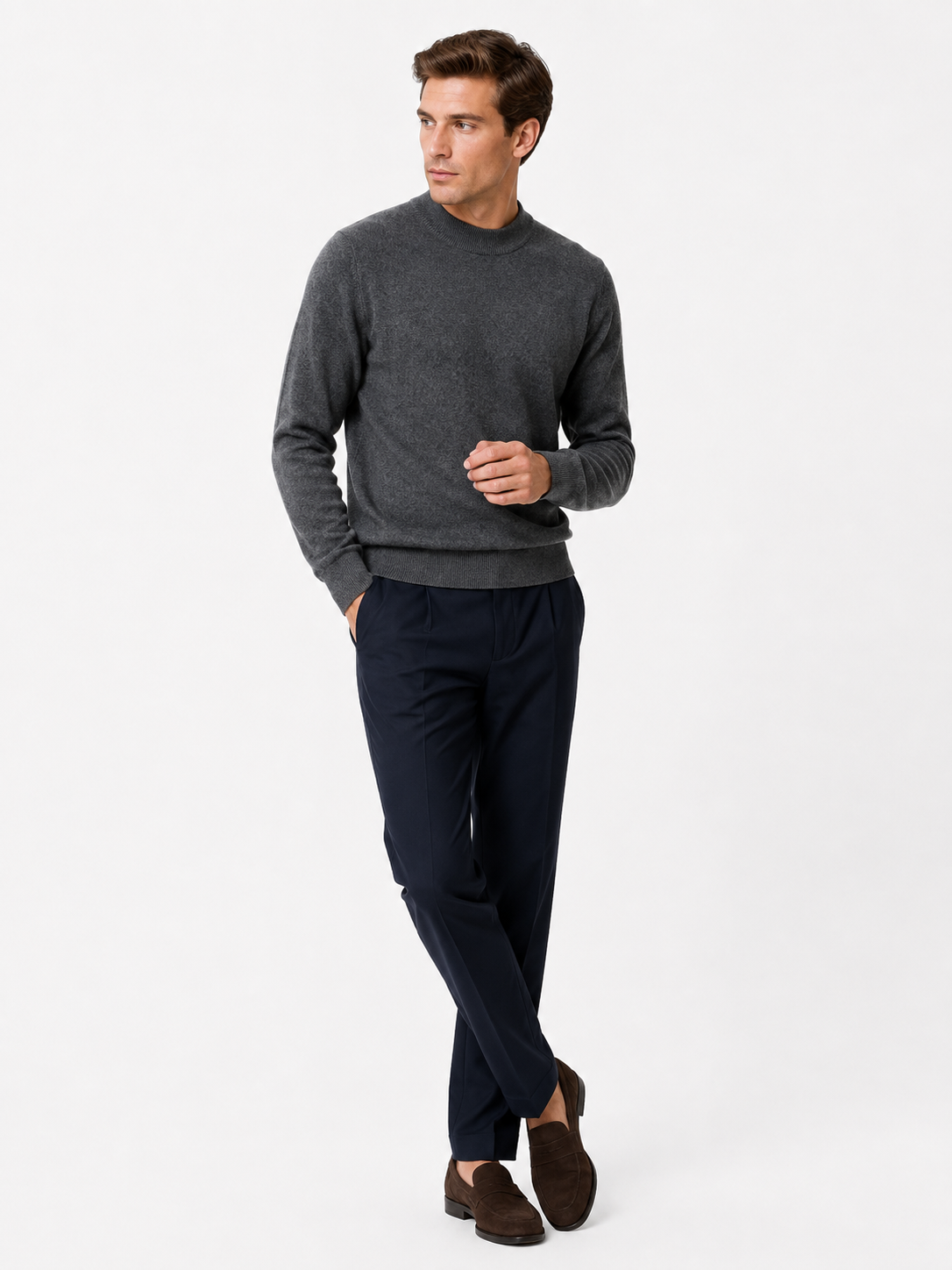 Cashmere Crew Neck Sweater