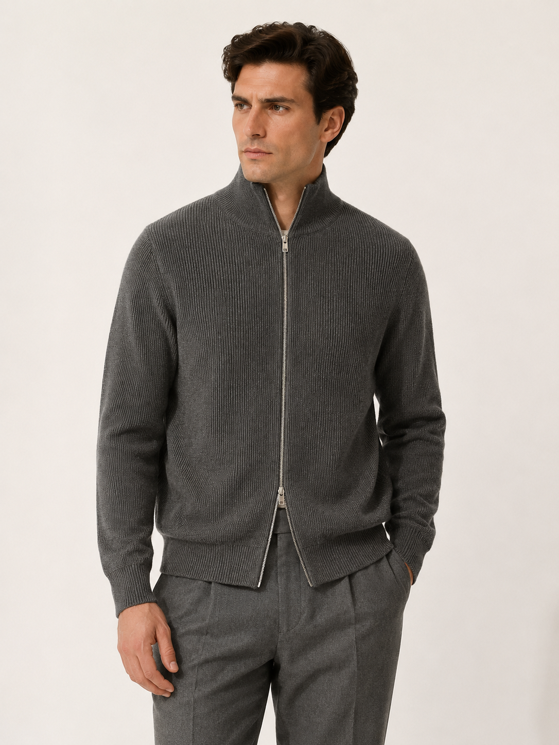 Zip Cardigan