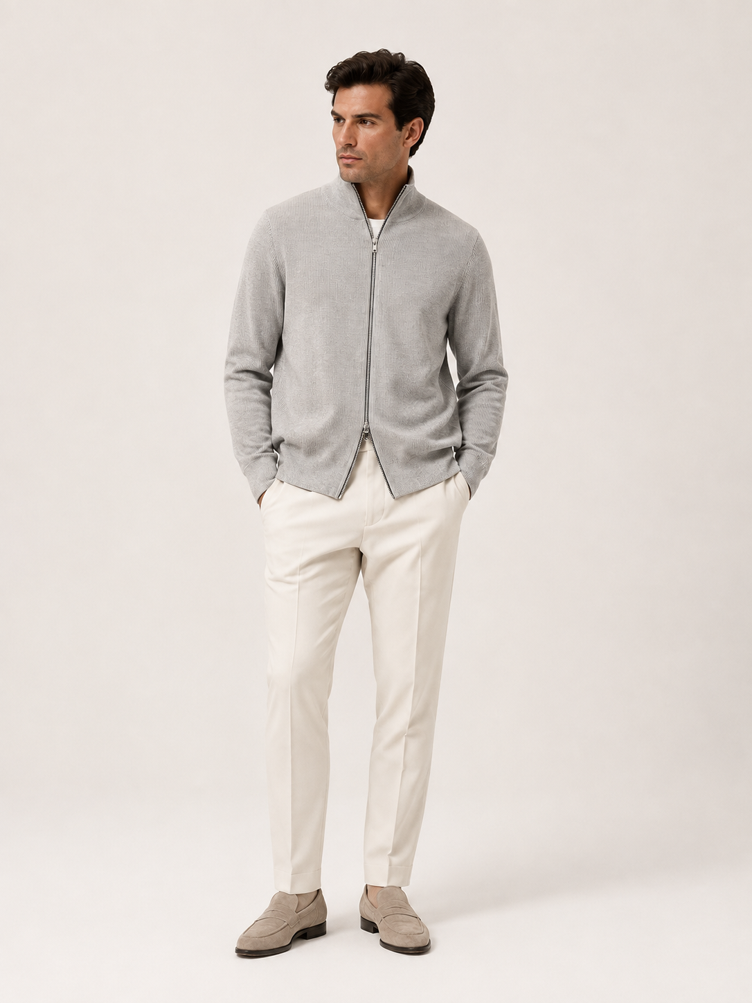 Zip Cardigan