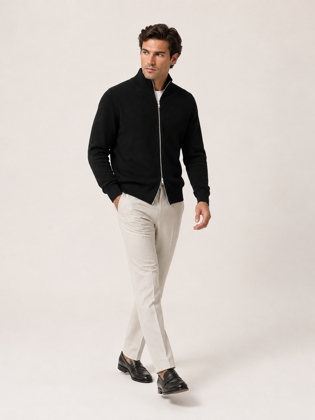 Zip Cardigan