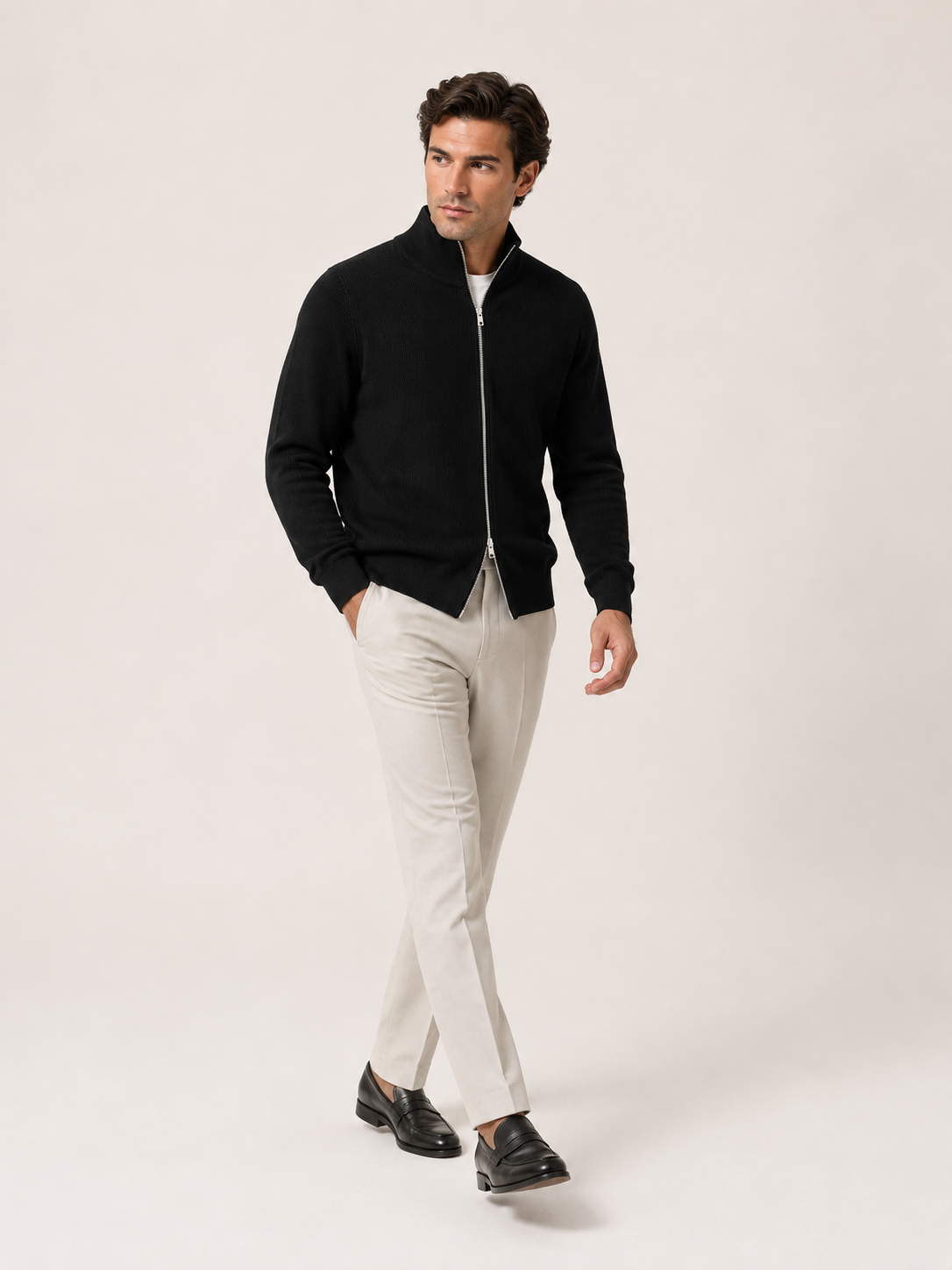 Zip Cardigan