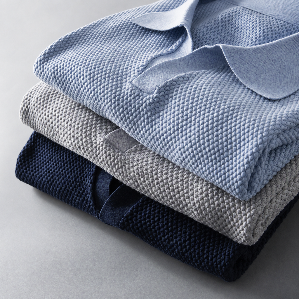 Premium Cotton Knitted Polo Shirt