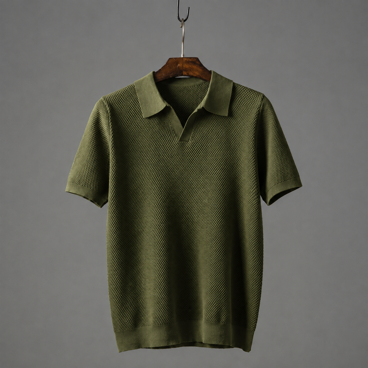 Premium Cotton Knitted Polo Shirt