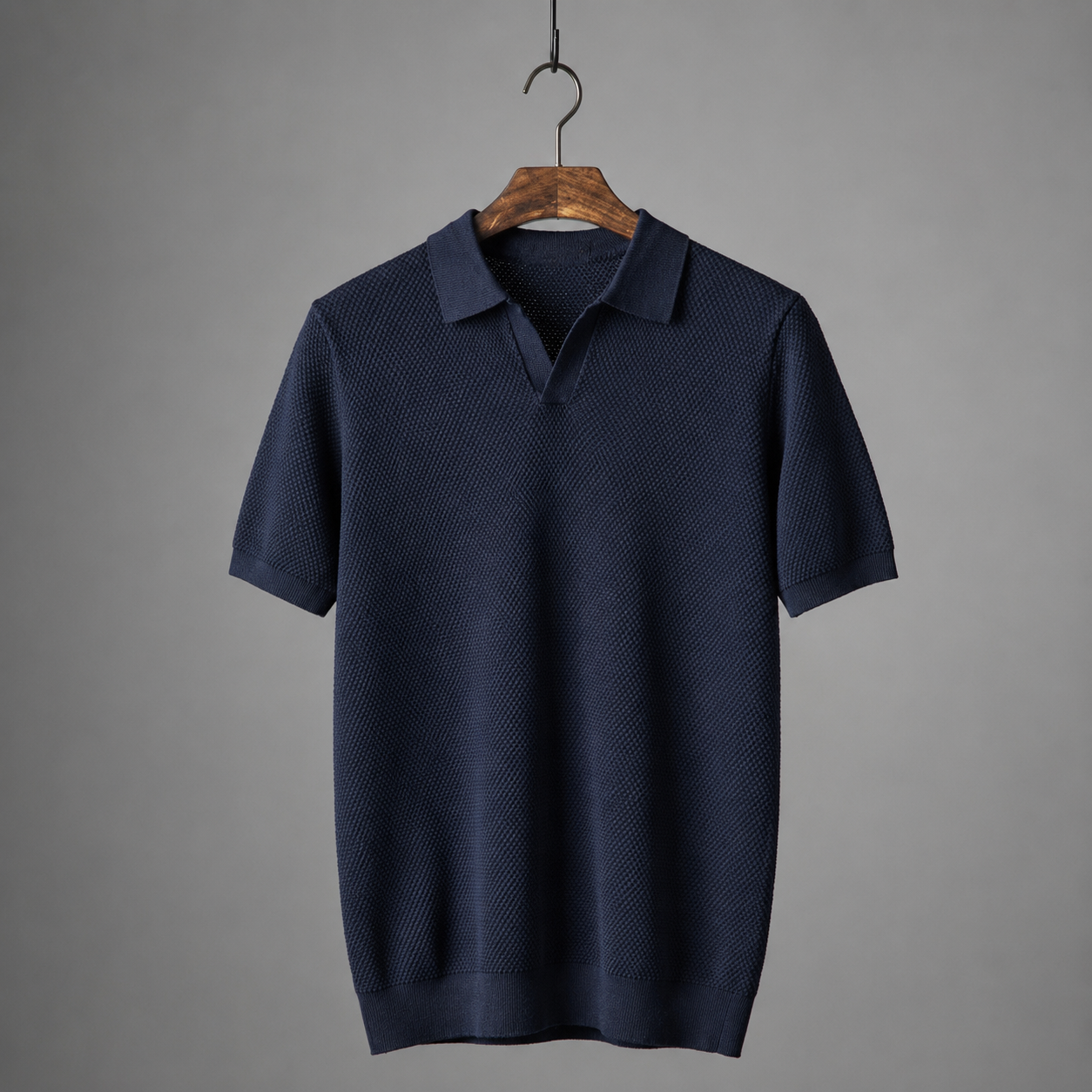 Premium Cotton Knitted Polo Shirt