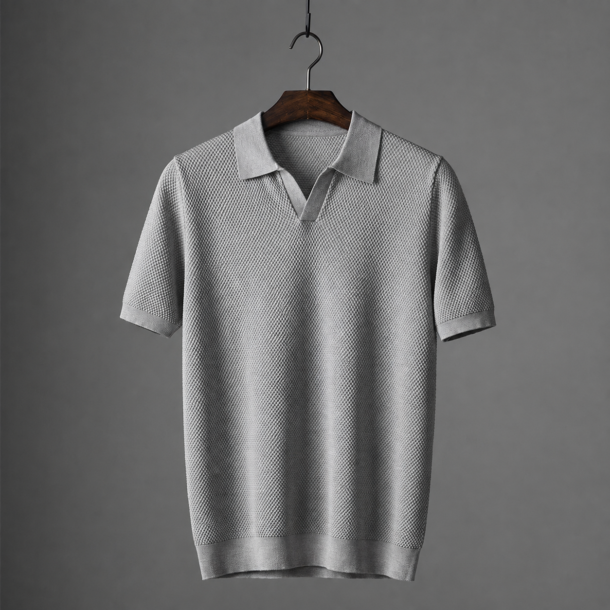 Premium Cotton Knitted Polo Shirt