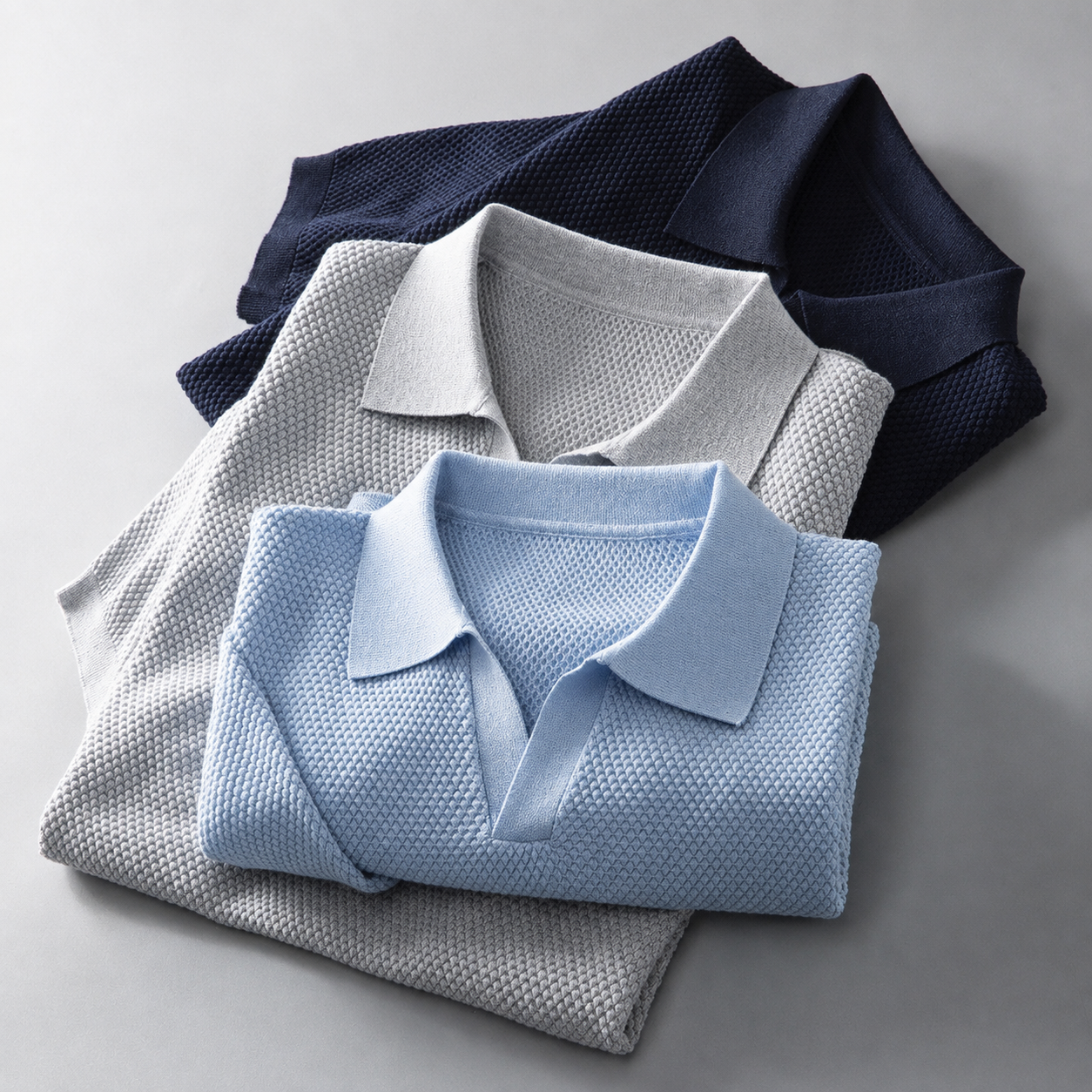 Premium Cotton Knitted Polo Shirt