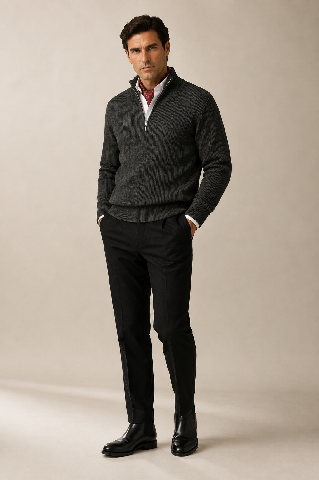 Half Zip Sweater