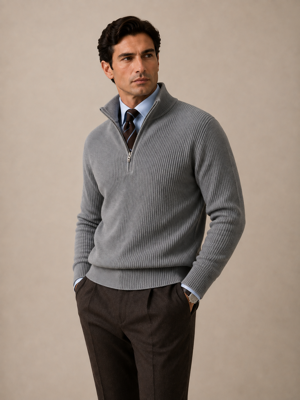 Half Zip Sweater