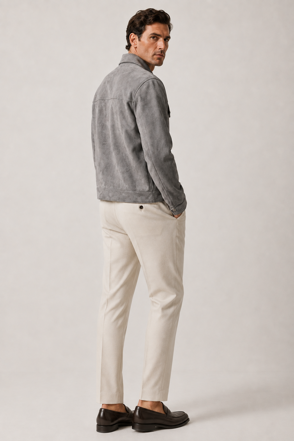 Mens Vintage Suede Jacket