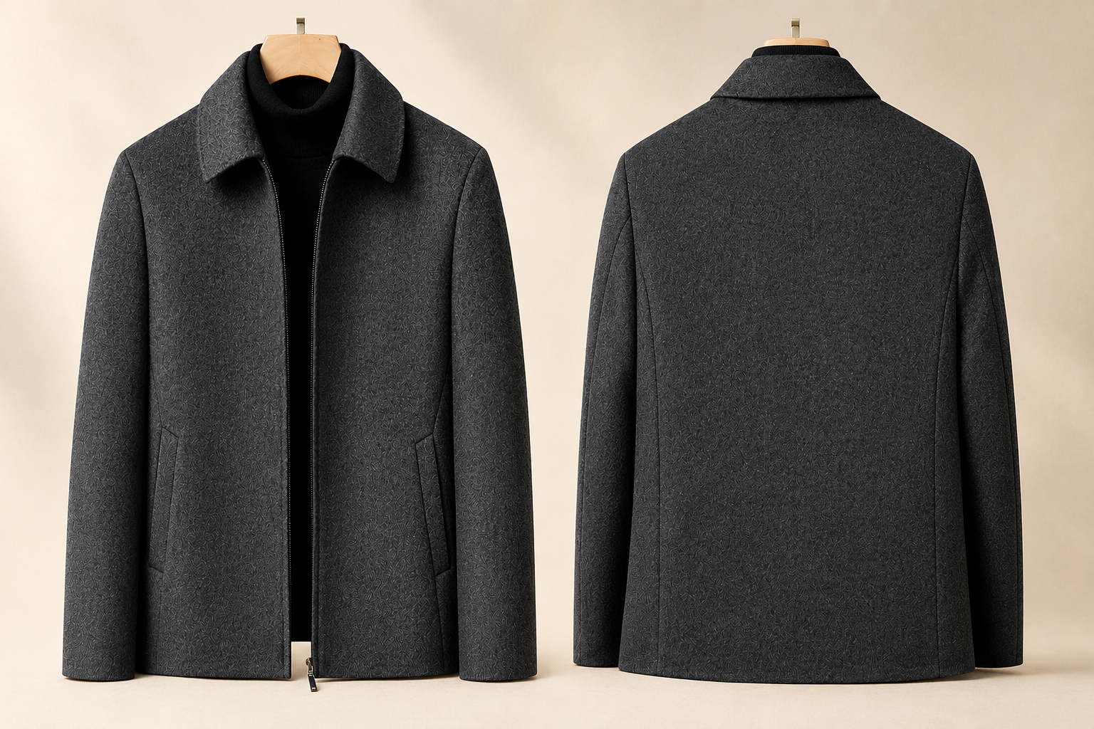 Mens Cashmere Blend Jacket