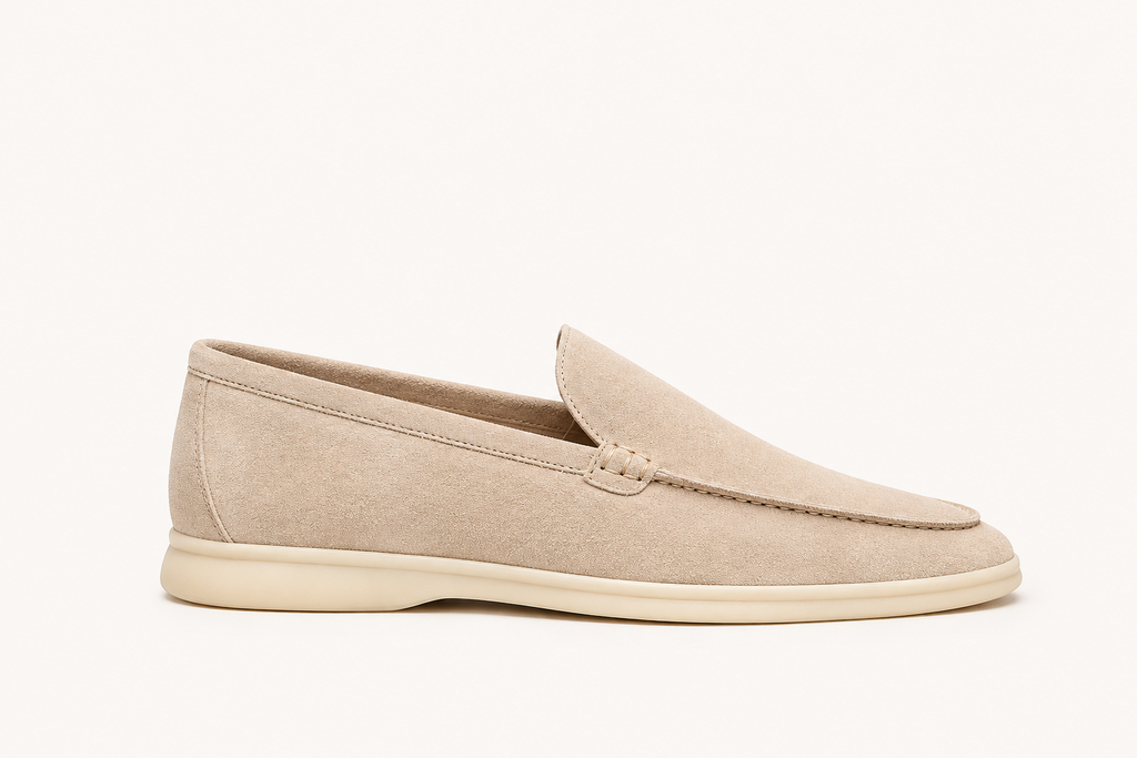 Mens Suede Slip-On Loafers