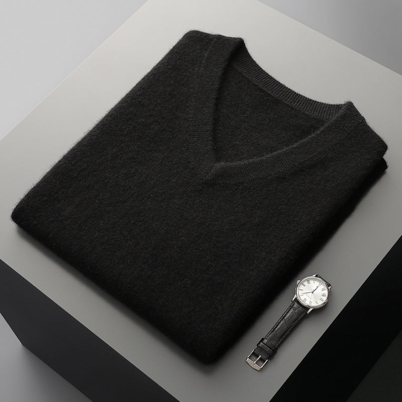Mens 100% Wool Sleeveless Sweater