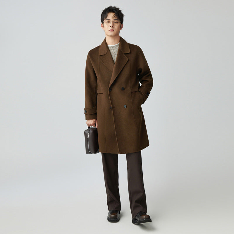 100% Premium Wool British-Style Tailoring Overcoat