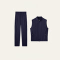 Men's solid-color loose-fitting jacket suit