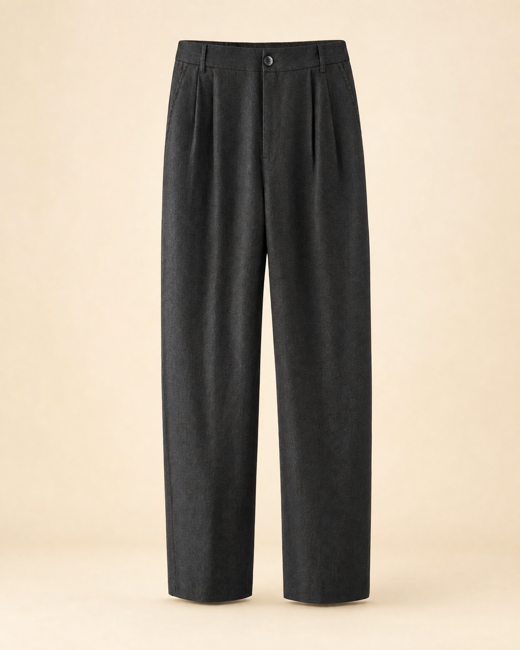 Mens Linen Straight Leg Pants