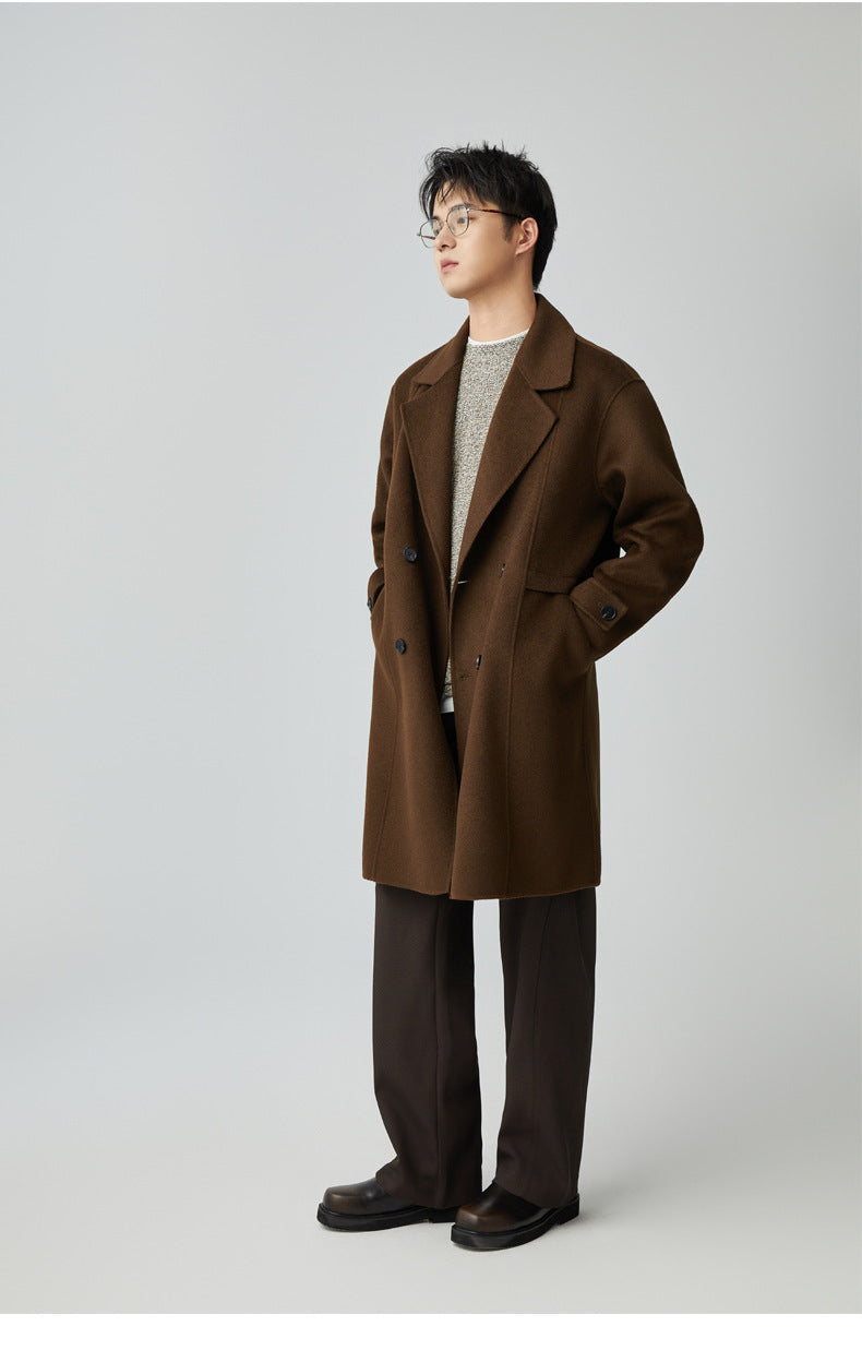 100% Premium Wool British-Style Tailoring Overcoat