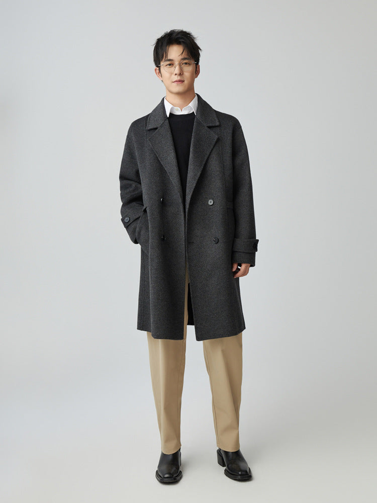 100% Premium Wool British-Style Tailoring Overcoat