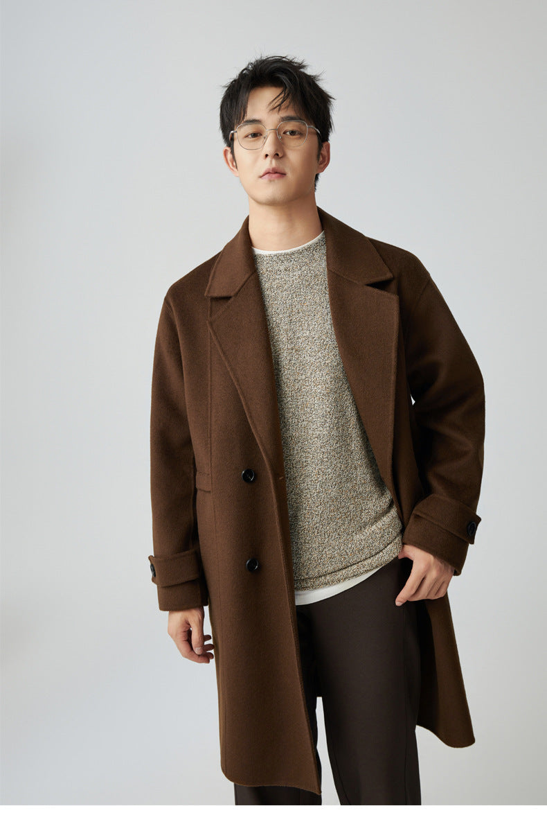 100% Premium Wool British-Style Tailoring Overcoat