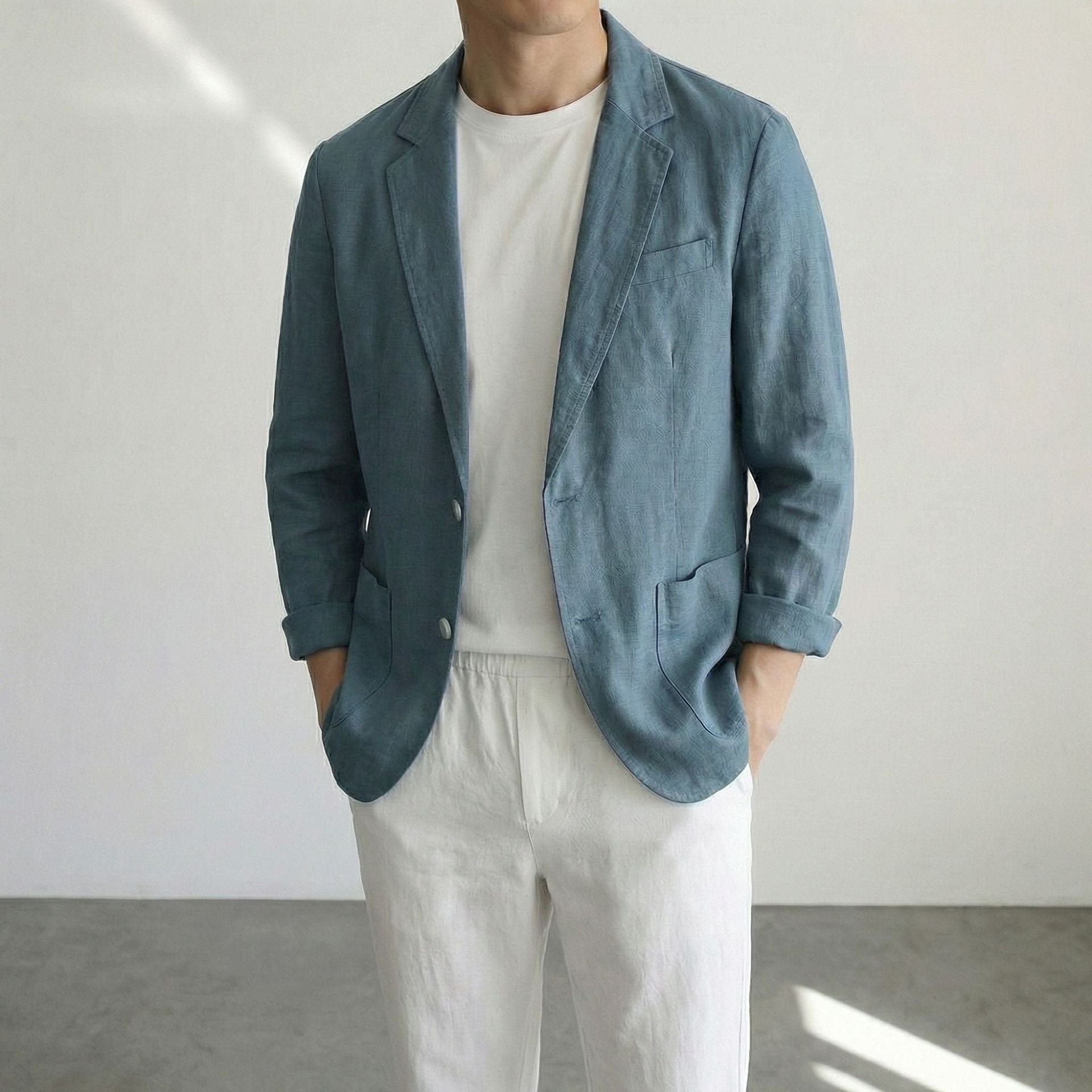 Italian Style Linen Business Jacket