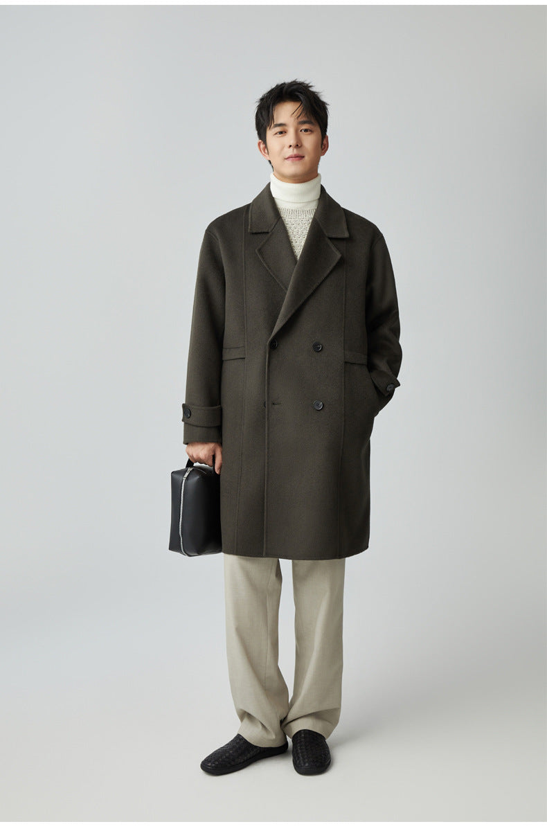 100% Premium Wool British-Style Tailoring Overcoat