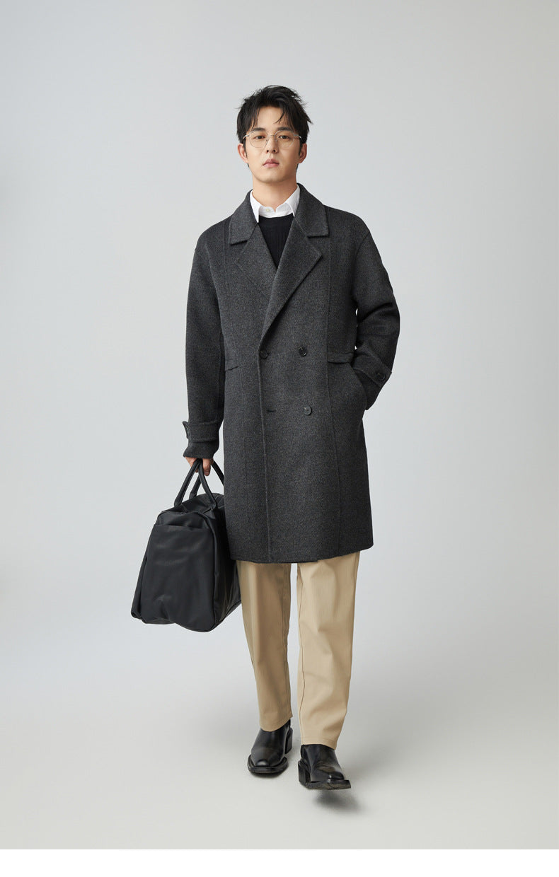 100% Premium Wool British-Style Tailoring Overcoat