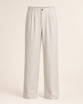 Mens Linen Straight Leg Pants
