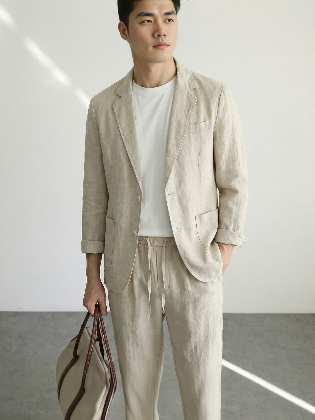 Italian Style Linen Business Jacket