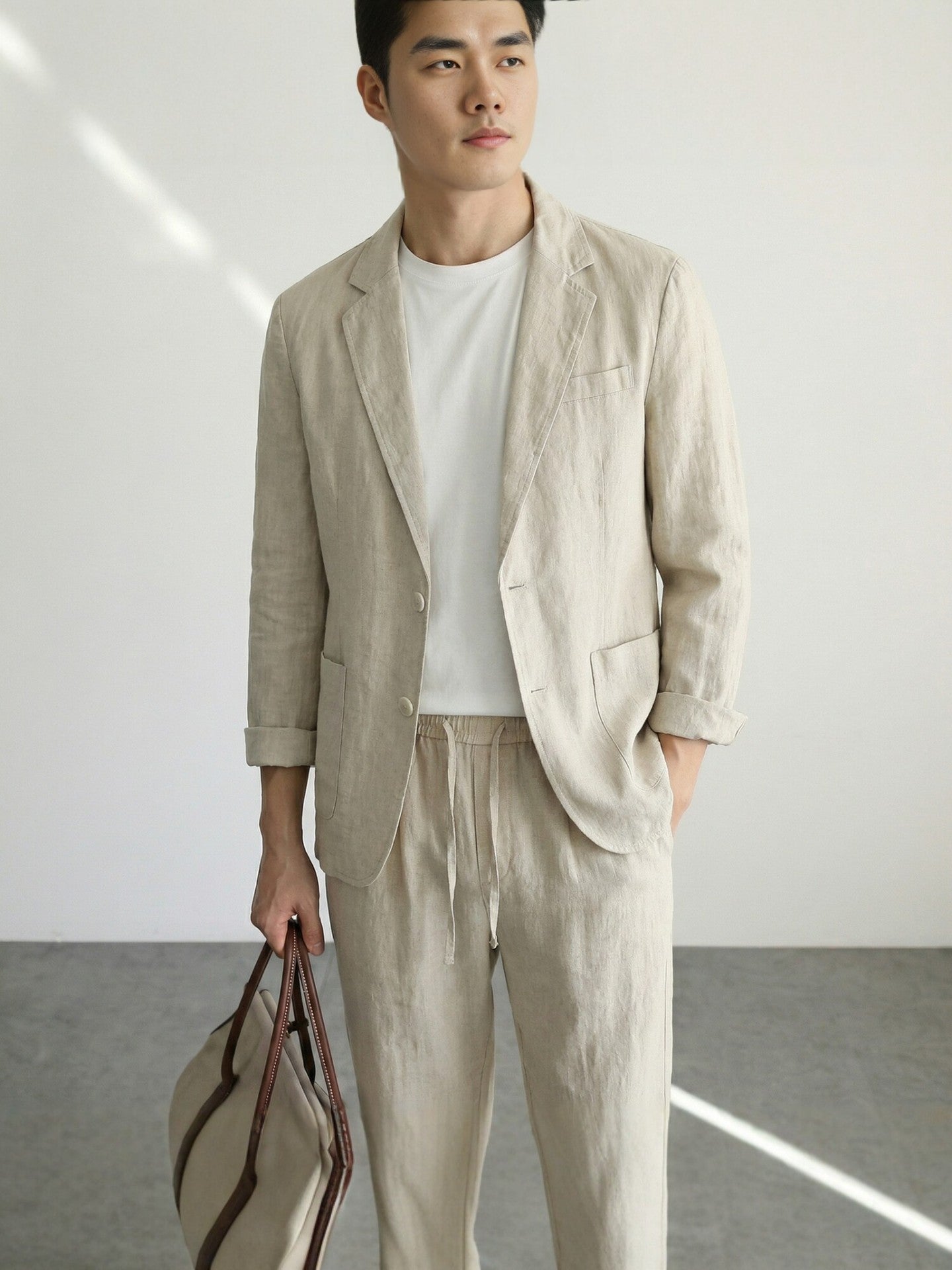 Italian Style Linen Business Jacket