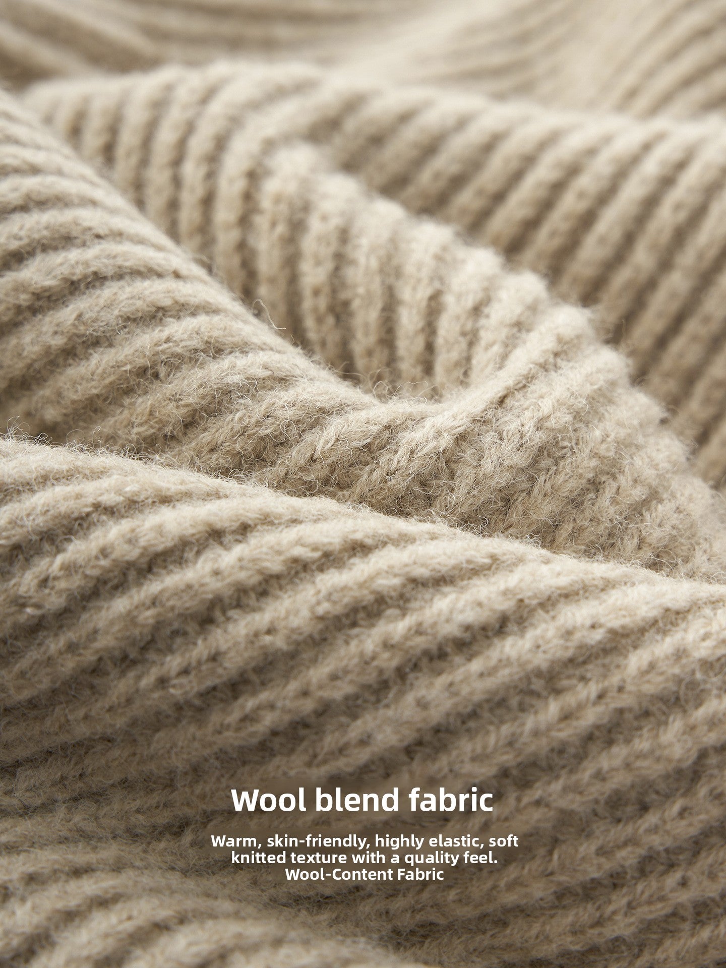 Half-Zip Mock-Neck Sweater