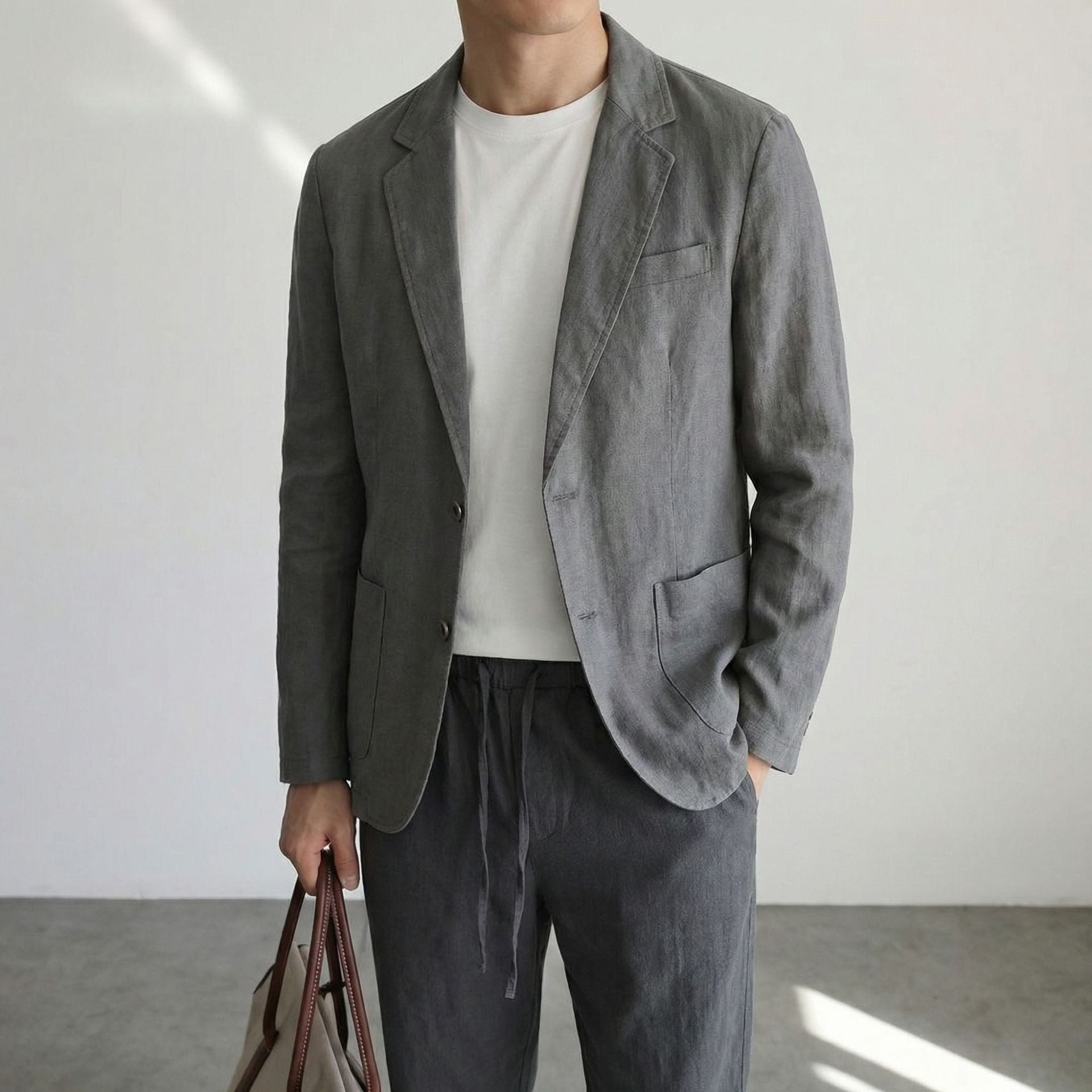 Italian Style Linen Business Jacket