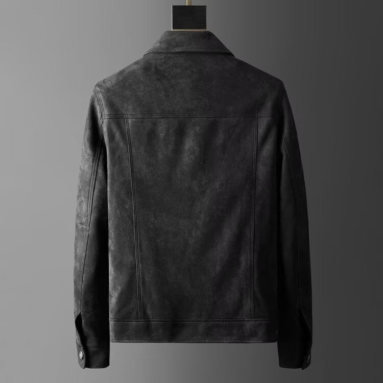 Stretch Suede Jacket for Men