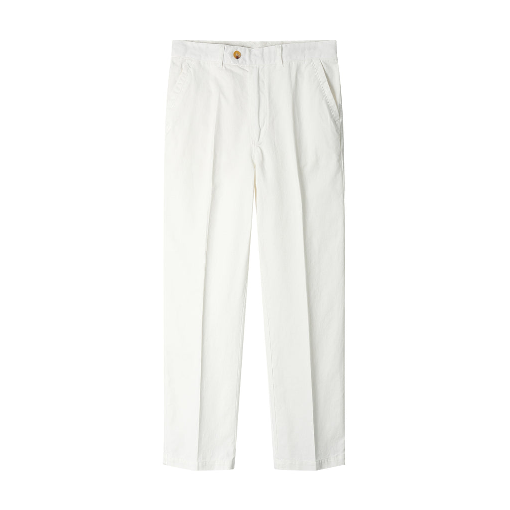Men's Straight-Leg Cotton Casual Pants