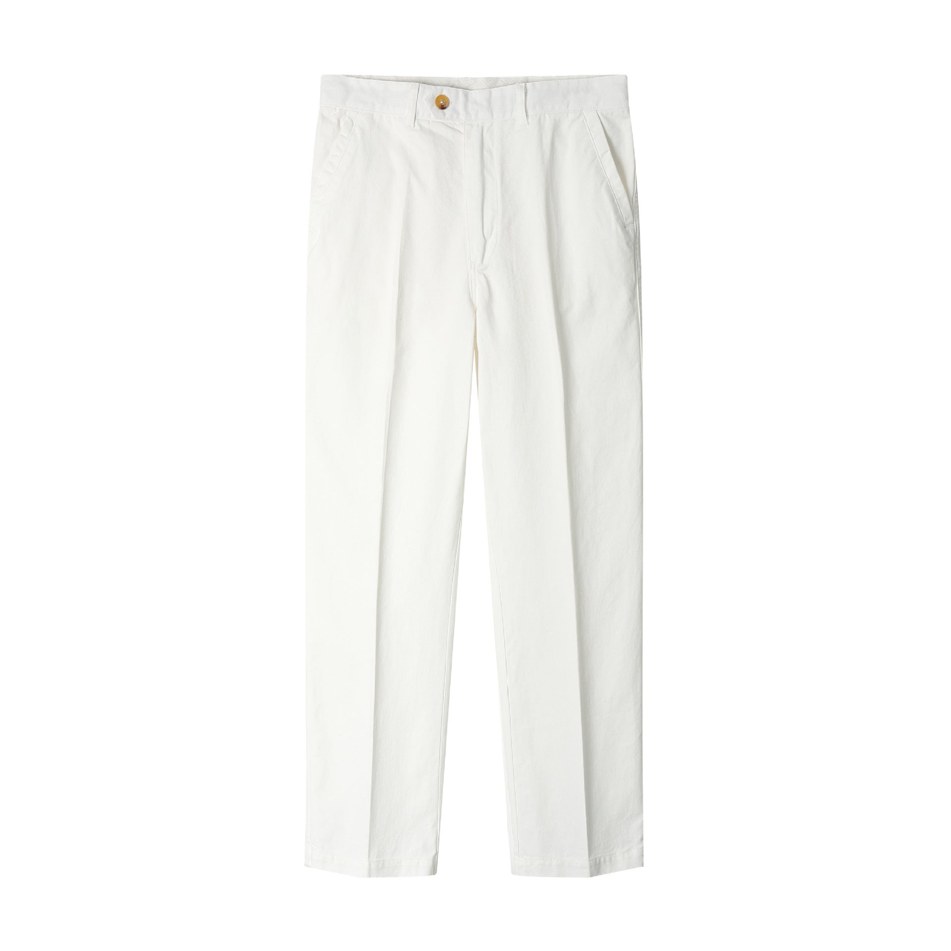 Men's Straight-Leg Cotton Casual Pants