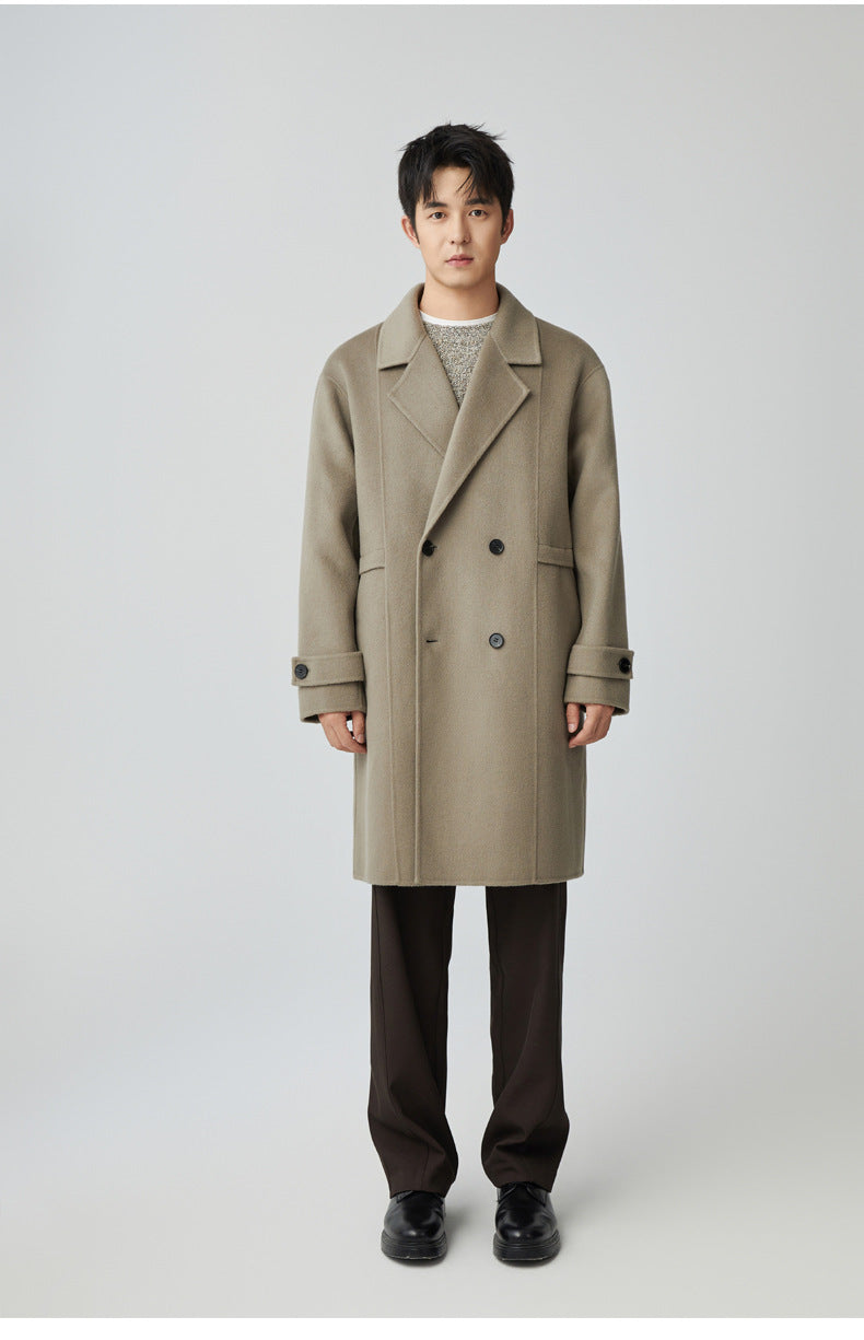 100% Premium Wool British-Style Tailoring Overcoat