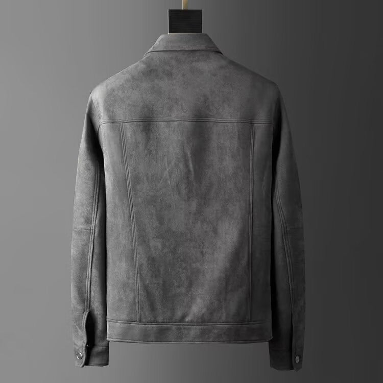Stretch Suede Jacket for Men
