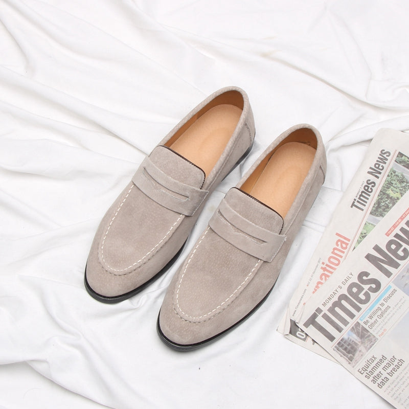 mens leather loafers