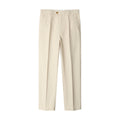 Men's Straight-Leg Cotton Casual Pants